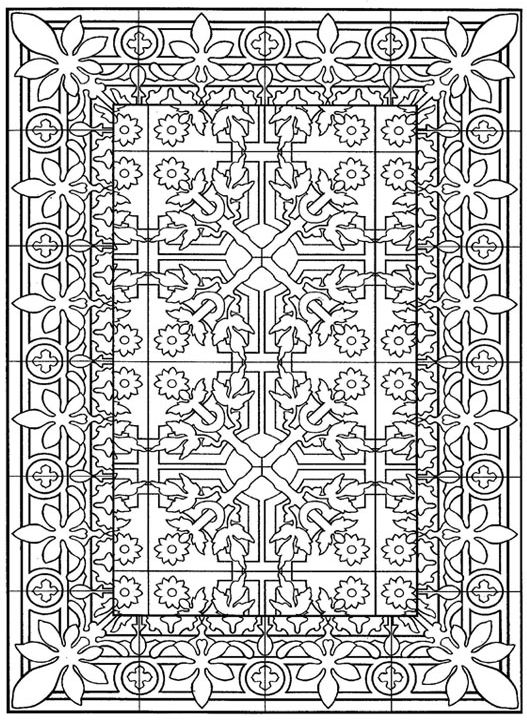 Plansa de colorat cu Modele 18 10